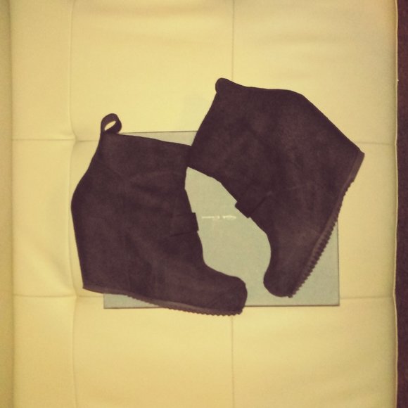 Rick Owens Men's Wedge Boots - Picture 3 of 12